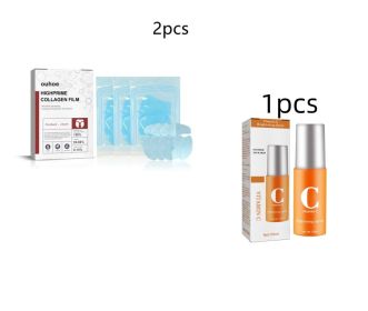 Collagen Film Fade Wrinkles Skin Plump Moisturizing Eye Skin Rejuvenation Film (Option: Style1 2pcs set)