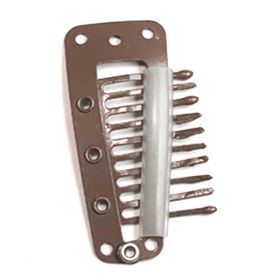 Baking Paint For Metal Ornament Connect Barrettes (Color: brown)